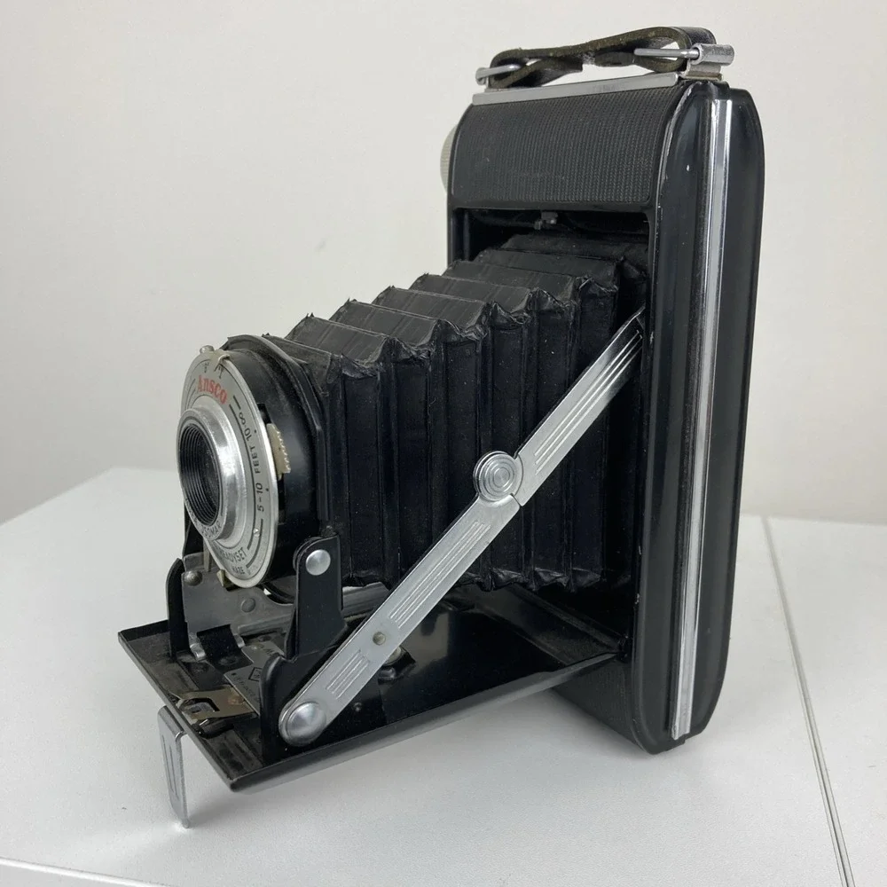 VINTAGE ANSCO VIKING‎ READYSET 120 ROLL FILM FOLDING BELLOWS CAMERA 1952-59